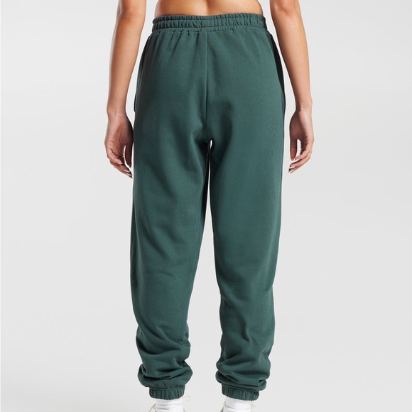 Gymshark Training Fleece Joggers in Fog Green - Picture 2 of 8